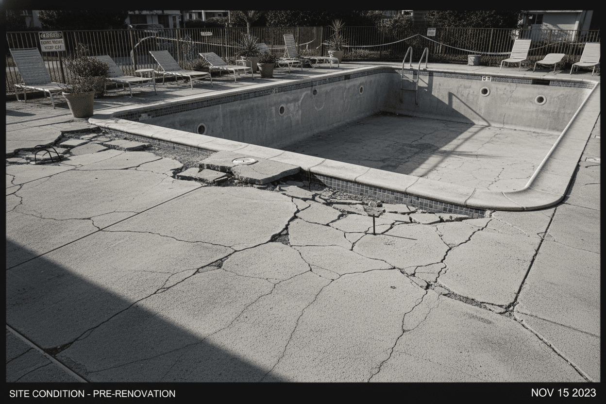 Before: Deck Renovation